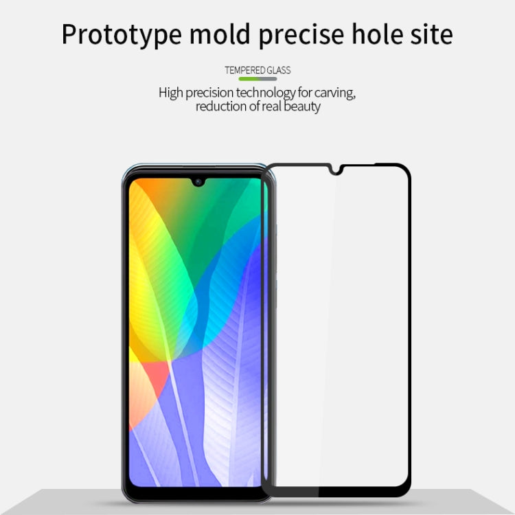 For Huawei Y6P / Honor9A MOFI 9H 2.5D Full Screen Tempered Glass Film(Black) - free shipping - PMC TechLife - Order now!