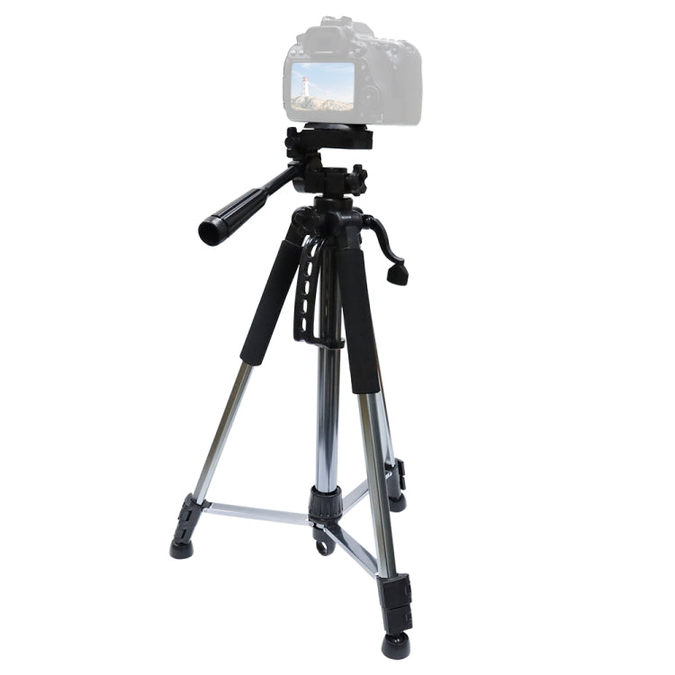 L-1200 Camera Tripod Live Broadcast Bracket For Mobile Phones, Cameras, Projectors 55-148CM Universal Adjustable Tripod (Silver) - Tripods by PMC TechLife | Online Shopping South Africa | PMC TechLife | Buy Now Pay Later Mobicred