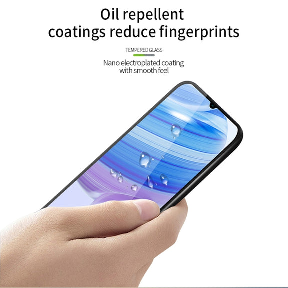 For Xiaomi Redmi 10X 5G MOFI 9H 3D Explosion-proof Curved Screen Tempered Glass Film(Black)