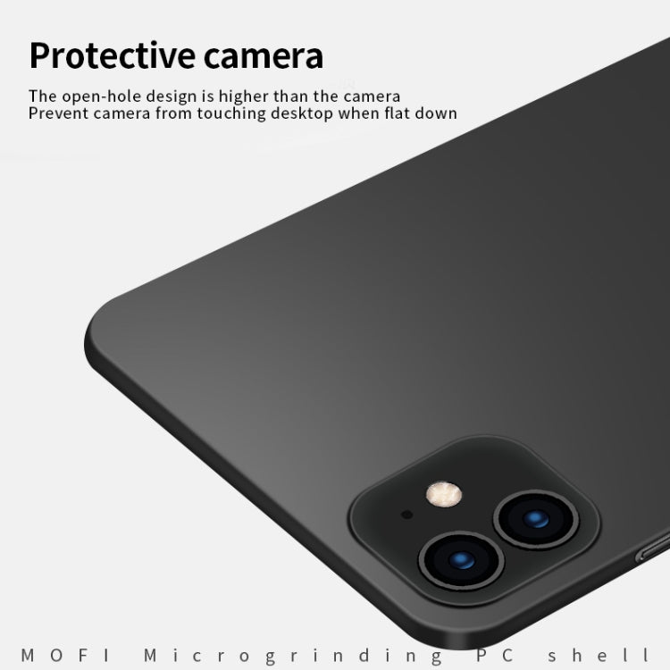For iPhone 12 mini MOFI Frosted PC Ultra-thin Hard Case(Rose gold) - free shipping - PMC TechLife - Order now!