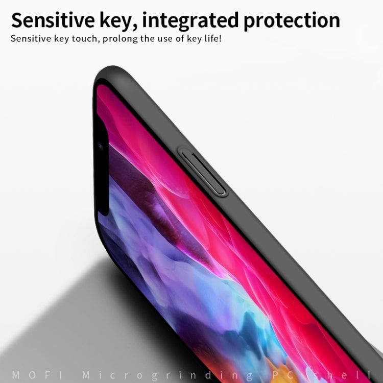 For iPhone 12 / 12 Pro MOFI Frosted PC Ultra-thin Hard Case(Gold) - iPhone 12 / 12 Pro Cases by MOFI | Online Shopping South Africa | PMC TechLife | Buy Now Pay Later Mobicred