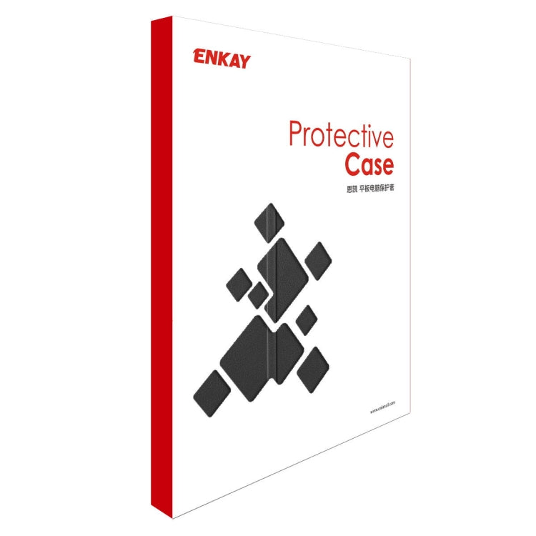 ENKAY ENK-8010 PU Leather + Plastic Smart Case with Three-folding Holder for Samsung Galaxy Tab S8 / Galaxy Tab S7 11.0 T870 / T875(Black) - free shipping - PMc TechLife - Order now!