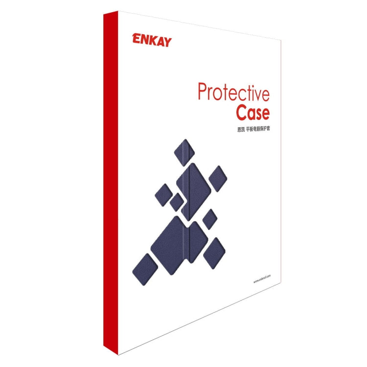 ENKAY ENK-8010 PU Leather + Plastic Smart Case with Three-folding Holder for Samsung Galaxy Tab S8 / Galaxy Tab S7 11.0 T870 / T875(Dark Blue) - free shipping - PMc TechLife - Order now!