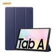 ENKAY ENK-8009 For Samsung Galaxy Tab A7 10.4 T500 / T505 2020 / 2022 PU Leather + Plastic Smart Case with Three-folding Holder(Dark Blue) - free shipping - PMc TechLife - Order now!
