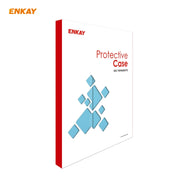 ENKAY ENK-8009 For Samsung Galaxy Tab A7 10.4 T500 / T505 2020 / 2022 PU Leather + Plastic Smart Case with Three-folding Holder(Light Blue)