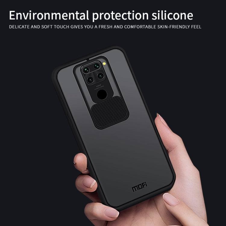 For Xiaomi Redmi Note 9 / 10X 4G MOFI Xing Dun Series Translucent Frosted PC + TPU Privacy Anti-glare Shockproof All-inclusive Protective Case(Green) - Xiaomi Cases by MOFI | Online Shopping South Africa | PMC TechLife | Buy Now Pay Later Mobicred