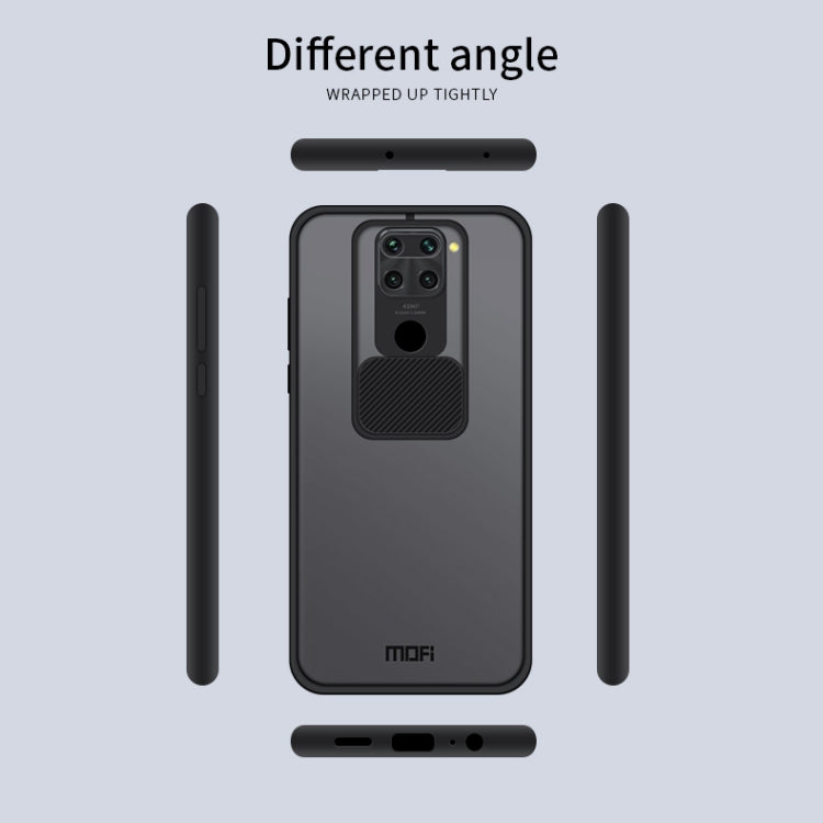 For Xiaomi Redmi Note 9 / 10X 4G MOFI Xing Dun Series Translucent Frosted PC + TPU Privacy Anti-glare Shockproof All-inclusive Protective Case(Green) - Xiaomi Cases by MOFI | Online Shopping South Africa | PMC TechLife | Buy Now Pay Later Mobicred