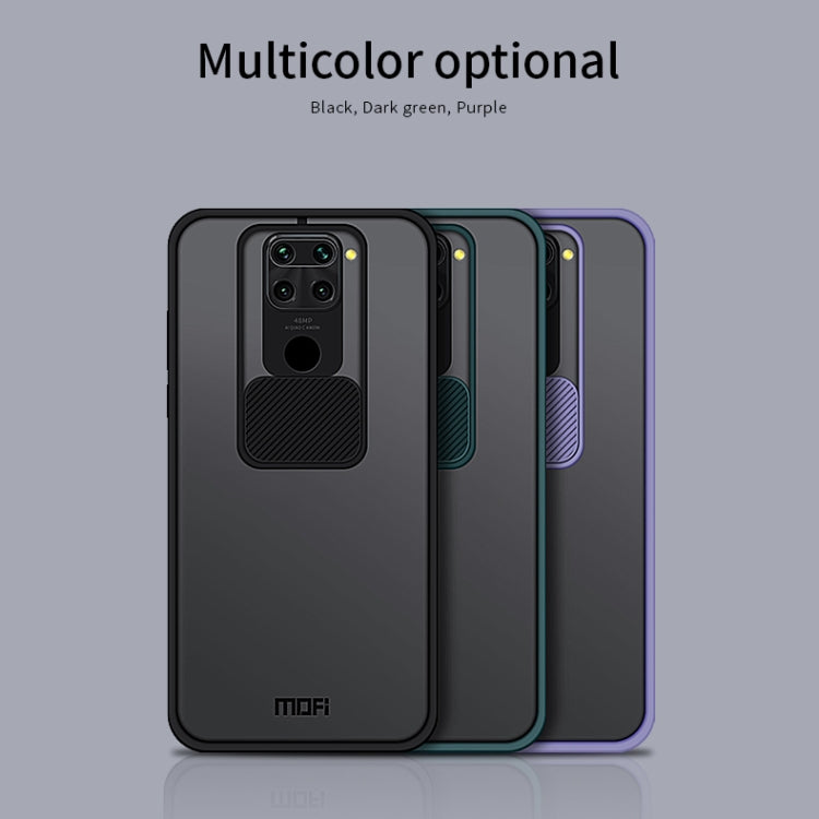 For Xiaomi Redmi Note 9 / 10X 4G MOFI Xing Dun Series Translucent Frosted PC + TPU Privacy Anti-glare Shockproof All-inclusive Protective Case(Purple) - Xiaomi Cases by MOFI | Online Shopping South Africa | PMC TechLife