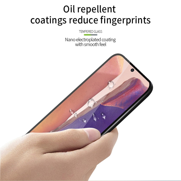 For Samsung Galaxy Note20 MOFI 9H 2.5D Full Screen Tempered Glass Film���Ultrasonic fingerprint unlock���(Black) - Galaxy Note20 Cases by MOFI | Online Shopping South Africa | PMC TechLife | Buy Now Pay Later Mobicred