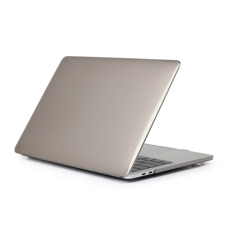 ENKAY Hat-Prince 3 in 1 For MacBook Pro 13 inch A2289 / A2251 (2020) Crystal Hard Shell Protective Case + US Version Ultra-thin TPU Keyboard Protector Cover + Anti-dust Plugs Set(Grey)