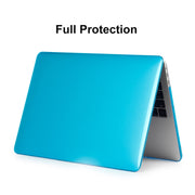 ENKAY Hat-Prince 3 in 1 For MacBook Pro 13 inch A2289 / A2251 (2020) Crystal Hard Shell Protective Case + US Version Ultra-thin TPU Keyboard Protector Cover + Anti-dust Plugs Set(Light Blue)