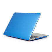 ENKAY Hat-Prince 3 in 1 For MacBook Pro 13 inch A2289 / A2251 (2020) Crystal Hard Shell Protective Case + US Version Ultra-thin TPU Keyboard Protector Cover + Anti-dust Plugs Set(Dark Blue)