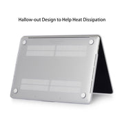 ENKAY Hat-Prince 3 in 1 For MacBook Pro 13 inch A2289 / A2251 (2020) Crystal Hard Shell Protective Case + US Version Ultra-thin TPU Keyboard Protector Cover + Anti-dust Plugs Set(Transparent)