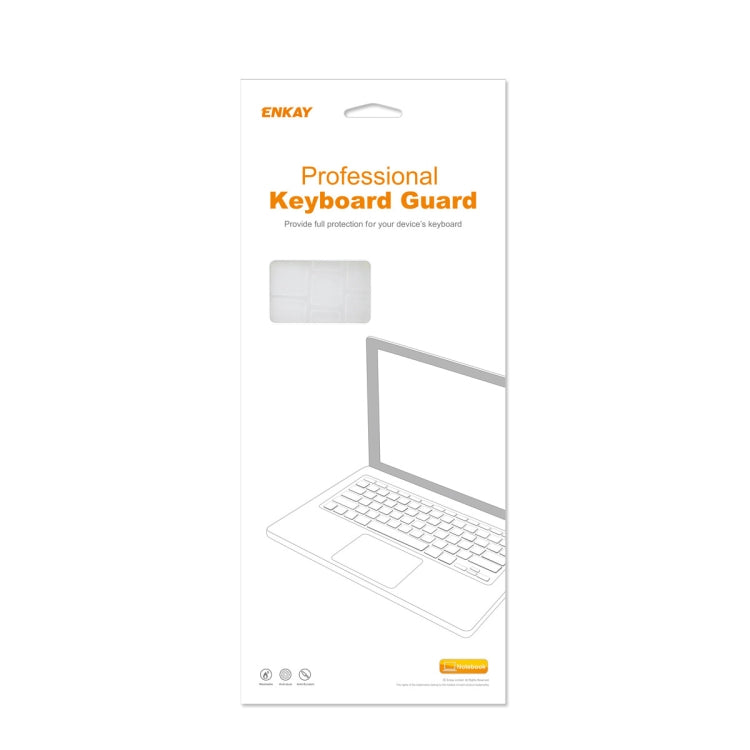 ENKAY Hat-Prince 3 in 1 For MacBook Pro 13 inch A2289 / A2251 (2020) Crystal Hard Shell Protective Case + US Version Ultra-thin TPU Keyboard Protector Cover + Anti-dust Plugs Set(Purple)