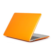 ENKAY Hat-Prince 3 in 1 For MacBook Pro 13 inch A2289 / A2251 (2020) Crystal Hard Shell Protective Case + Europe Version Ultra-thin TPU Keyboard Protector Cover + Anti-dust Plugs Set(Orange)