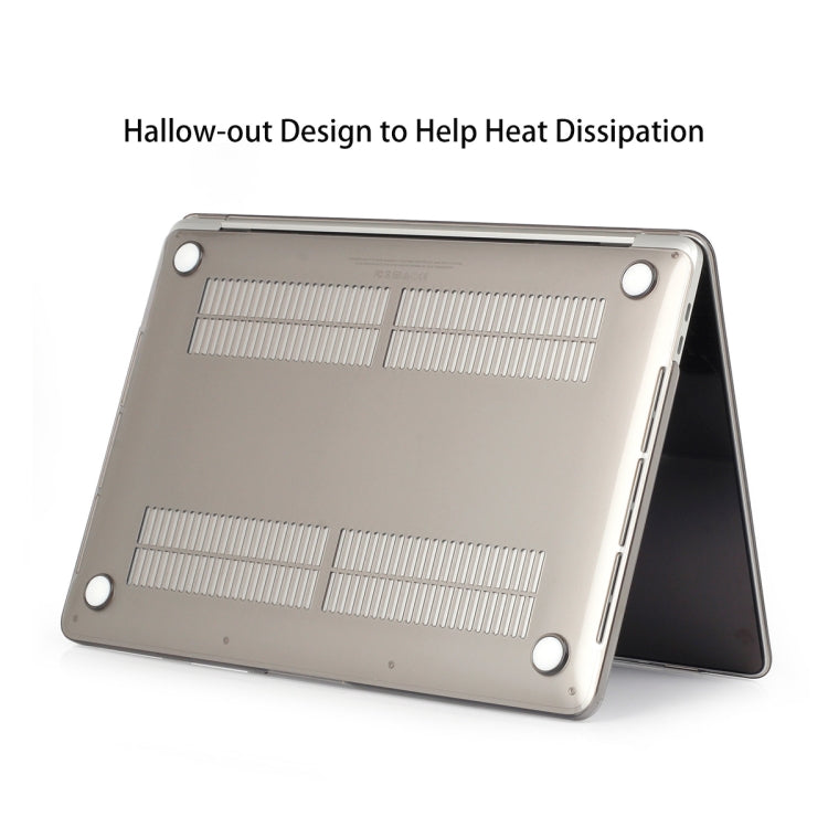 ENKAY Hat-Prince 3 in 1 For MacBook Pro 13 inch A2289 / A2251 (2020) Crystal Hard Shell Protective Case + Europe Version Ultra-thin TPU Keyboard Protector Cover + Anti-dust Plugs Set(Grey) - free shipping - PMC Jewellery - Order now!