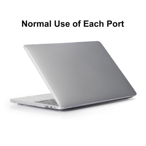 ENKAY Hat-Prince 3 in 1 For MacBook Pro 13 inch A2289 / A2251 (2020) Crystal Hard Shell Protective Case + Europe Version Ultra-thin TPU Keyboard Protector Cover + Anti-dust Plugs Set(Transparent)