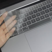 ENKAY Hat-Prince 3 in 1 For MacBook Pro 13 inch A2289 / A2251 (2020) Crystal Hard Shell Protective Case + Europe Version Ultra-thin TPU Keyboard Protector Cover + Anti-dust Plugs Set(Transparent)