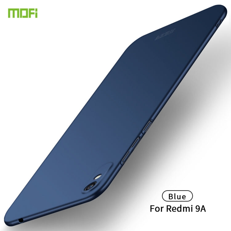 For Xiaomi Redmi 9A MOFI Frosted PC Ultra-thin Hard Case(Blue) - Xiaomi Cases by MOFI | Online Shopping South Africa | PMC TechLife | Buy Now Pay Later Mobicred