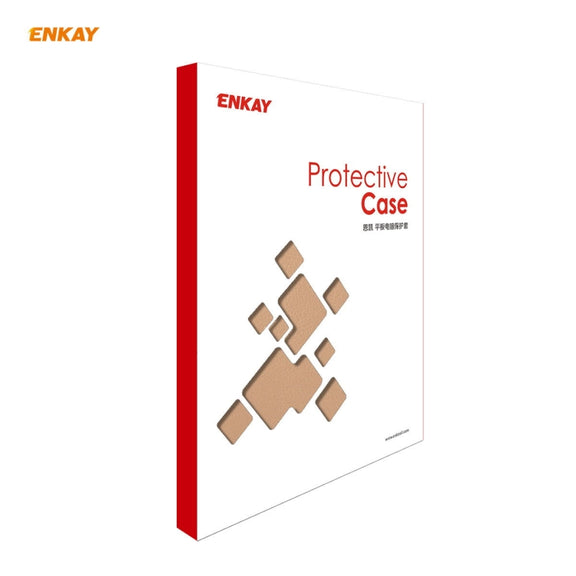 ENKAY for Samsung Galaxy Tab S8 / Galaxy Tab S7 11.0 T870 / T875 ENK-8012 360 Degree Rotation Litchi Texture Horizontal Flip PU Leather Smart Case with Holder & Sleep / Wake-up(Gold)