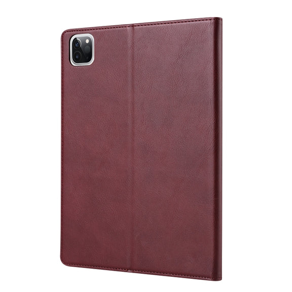 For iPad Air 11 2024 / Air 2022/2020 10.9 Knead Skin Texture Leather Tablet Case(Wine Red)