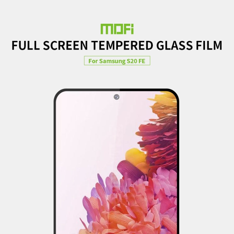 For Samsung Galaxy S20 FE MOFI 9H 2.5D Full Screen Tempered Glass Film(Black) - Galaxy Tempered Glass by MOFI | Online Shopping South Africa | PMC TechLife | Buy Now Pay Later Mobicred