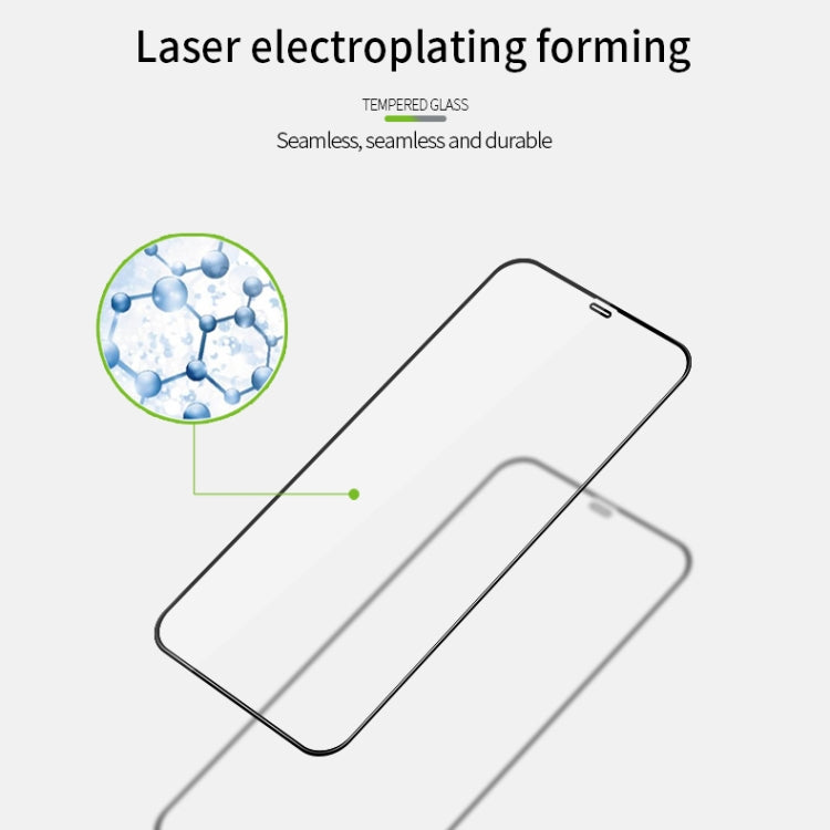 For iPhone 12 mini MOFI 9H 3D Explosion-proof Curved Screen Tempered Glass Film(Black) - iPhone 12 mini Tempered Glass by MOFI | Online Shopping South Africa | PMC TechLife