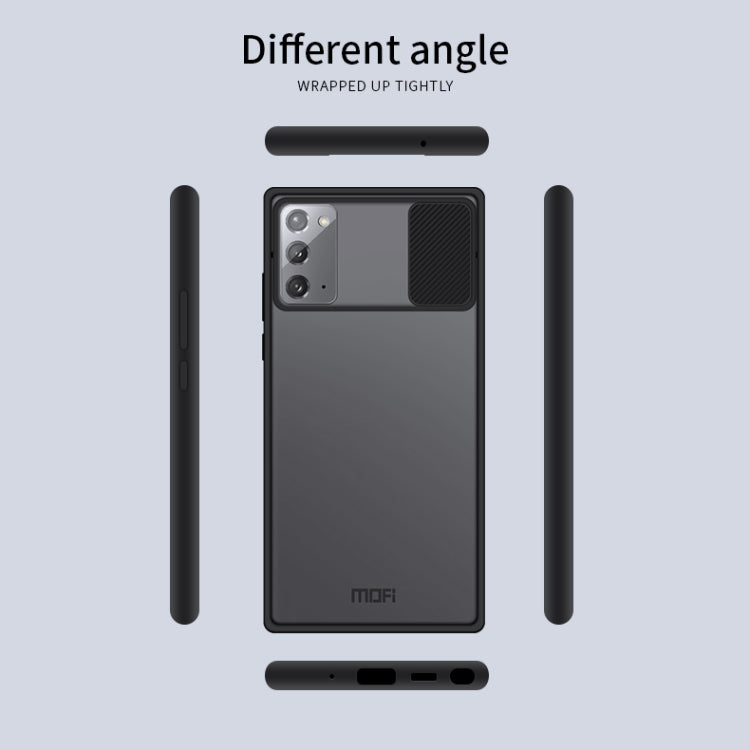 For Samsung Galaxy Note20 MOFI Xing Dun Series Translucent Frosted PC + TPU Privacy Anti-glare Shockproof All-inclusive Protective Case(Green) - Galaxy Note20 Ultra Cases by MOFI | Online Shopping South Africa | PMC TechLife | Buy Now Pay Later Mobicred