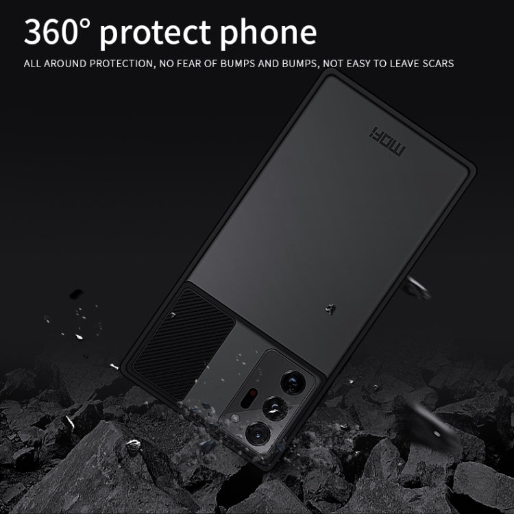 For Samsung Galaxy Note20 Ultra MOFI Xing Dun Series Translucent Frosted PC + TPU Privacy Anti-glare Shockproof All-inclusive Protective Case(Green) - Galaxy Note20 Ultra Cases by MOFI | Online Shopping South Africa | PMC TechLife | Buy Now Pay Later Mobicred