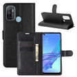 For OPPO A53 2020/OPPO A32 2020 Litchi Texture Horizontal Flip Protective Case with Holder & Card Slots & Wallet(Black) - OPPO Cases by PMC TechLife | Online Shopping South Africa | PMC TechLife | Buy Now Pay Later Mobicred