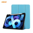 For iPad Air 11 2024 / Pro 11 2018 / Air 10.9 2022 ENKAY TPU Leather Smart Tablet Case with Pen Slot(Light Blue) - iPad Air (2022) / (2020) 10.9 Cases by ENKAY | Online Shopping South Africa | PMC TechLife | Buy Now Pay Later Mobicred