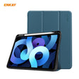 For iPad Air 11 2024 / Pro 11 2018 / Air 10.9 2022 ENKAY TPU Leather Smart Tablet Case with Pen Slot(Blackish Green) - iPad Air (2022) / (2020) 10.9 Cases by ENKAY | Online Shopping South Africa | PMC TechLife | Buy Now Pay Later Mobicred