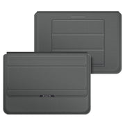 4 in 1 Universal Laptop Holder PU Water-resistant Protection Wrist Laptop Bag, Size:13/14inch(Grey)