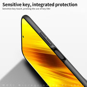 For Xiaomi POCO X3/X3 NFC MOFI Frosted PC Ultra-thin Hard Case(Blue)