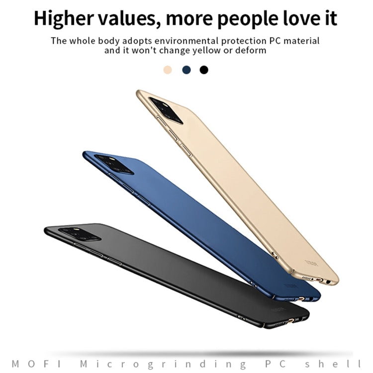 For Samsung Galaxy A31 MOFI Frosted PC Ultra-thin Hard Case(Blue) - Galaxy Phone Cases by MOFI | Online Shopping South Africa | PMC TechLife | Buy Now Pay Later Mobicred