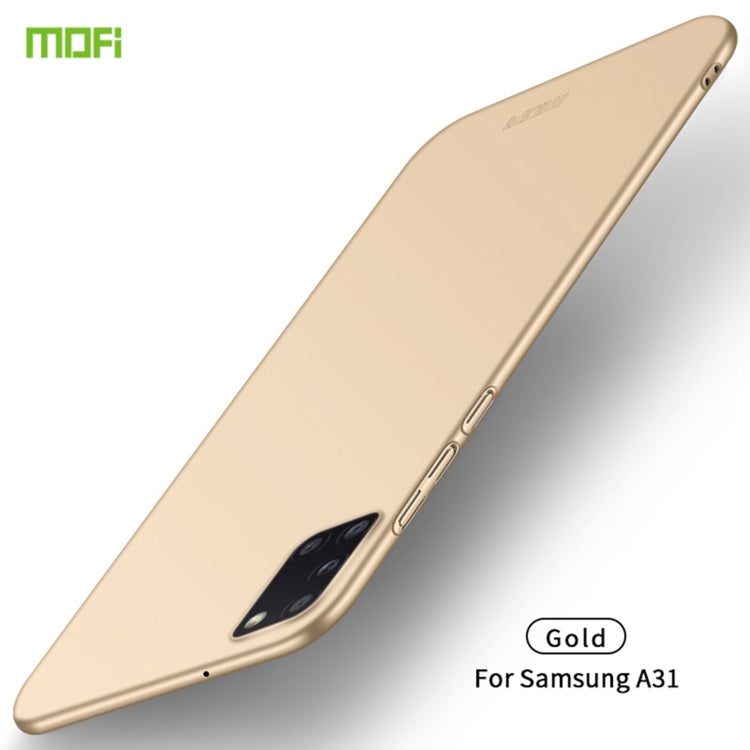For Samsung Galaxy A31 MOFI Frosted PC Ultra-thin Hard Case(Gold) - Galaxy Phone Cases by MOFI | Online Shopping South Africa | PMC TechLife | Buy Now Pay Later Mobicred