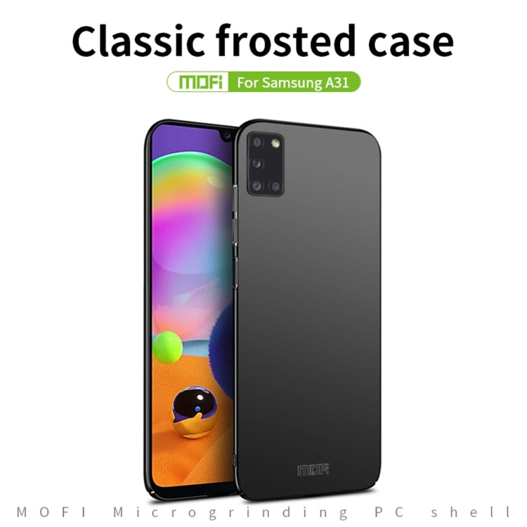 For Samsung Galaxy A31 MOFI Frosted PC Ultra-thin Hard Case(Gold)