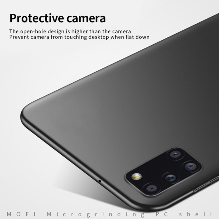 For Samsung Galaxy A31 MOFI Frosted PC Ultra-thin Hard Case(Gold) - Galaxy Phone Cases by MOFI | Online Shopping South Africa | PMC TechLife | Buy Now Pay Later Mobicred