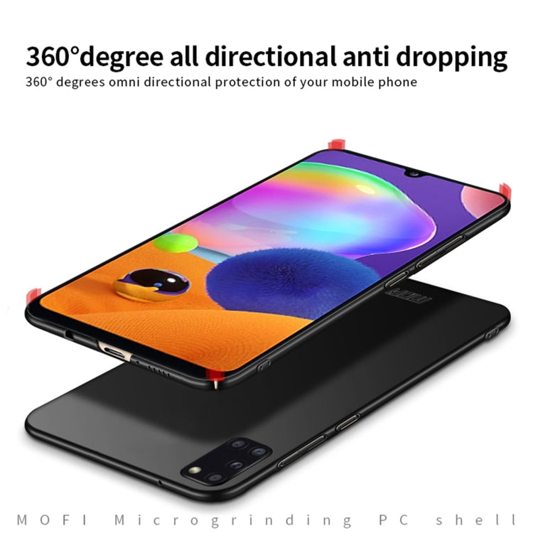 For Samsung Galaxy A31 MOFI Frosted PC Ultra-thin Hard Case(Gold) - Galaxy Phone Cases by MOFI | Online Shopping South Africa | PMC TechLife | Buy Now Pay Later Mobicred