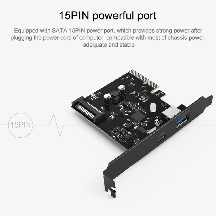 ORICO PA31-AC 2 Port USB3.1 PCI-E Adapter