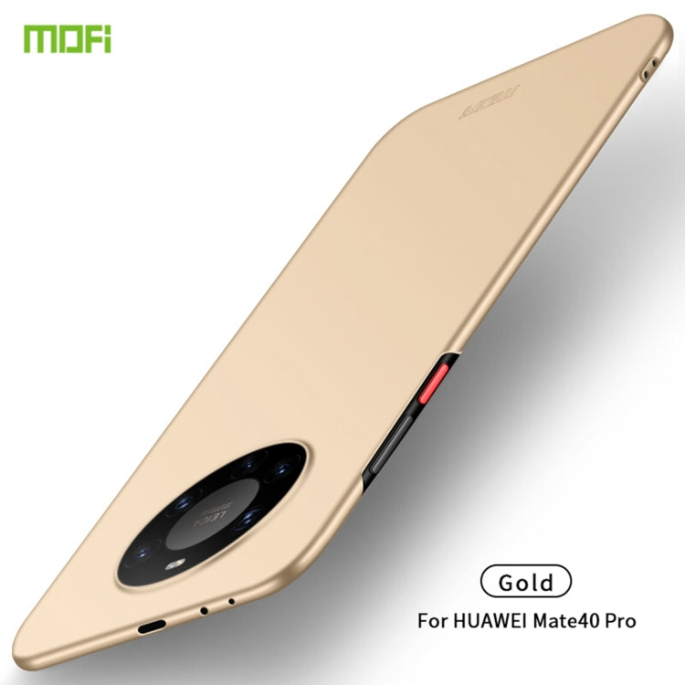 For Huawei Mate 40 Pro MOFI Frosted PC Ultra-thin Hard Case(Gold) - free shipping - PMC TechLife - Order now!
