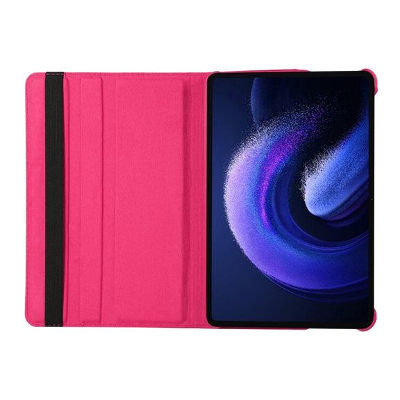 For Xiaomi Pad 6 / Pad 6 Pro ENKAY 360 Degree Rotation Stand Litchi Leather Smart Tablet Case(White)