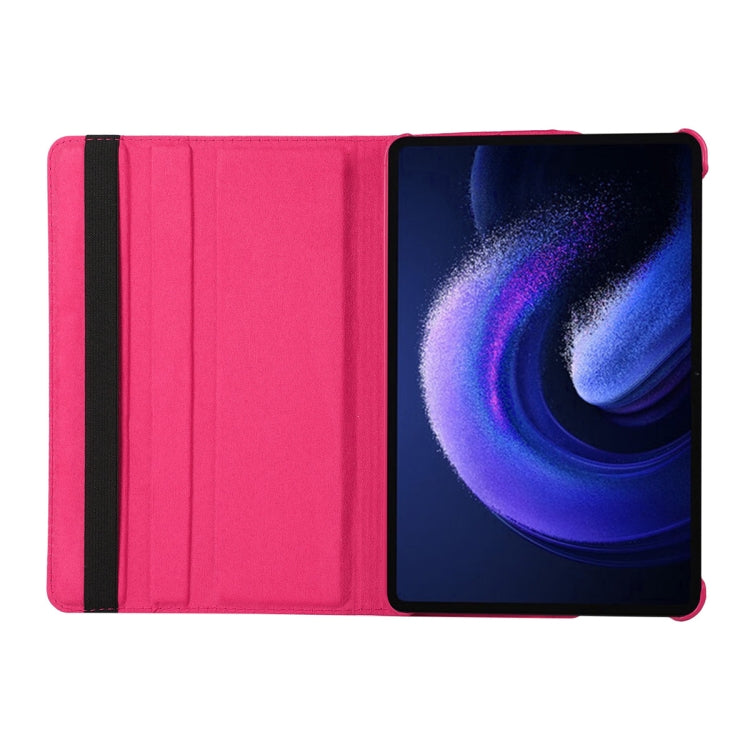 For Xiaomi Pad 6 / Pad 6 Pro ENKAY 360 Degree Rotation Stand Litchi Leather Smart Tablet Case(White)
