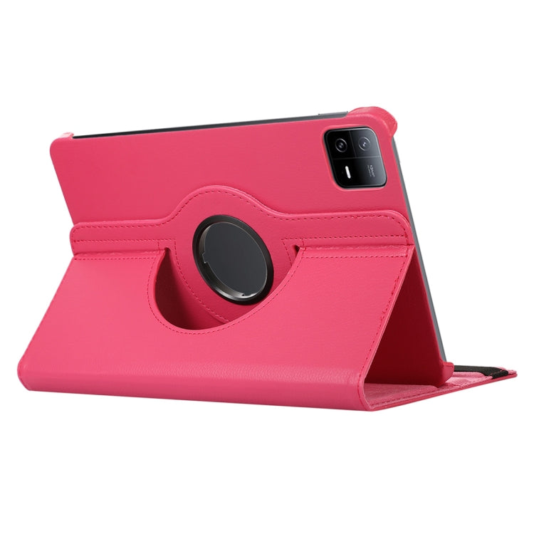 For Xiaomi Pad 6 / Pad 6 Pro ENKAY 360 Degree Rotation Stand Litchi Leather Smart Tablet Case(White)