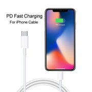 SDC-20W 2 in 1 PD 20W USB-C / Type-C Travel Charger + 3A PD3.0 USB-C / Type-C to 8 Pin Fast Charge Data Cable Set, Cable Length: 2m, US Plug