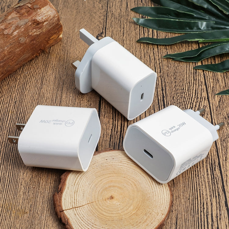 SDC-20W 2 in 1 PD 20W USB-C / Type-C Travel Charger + 3A PD3.0 USB-C / Type-C to 8 Pin Fast Charge Data Cable Set, Cable Length: 2m, UK Plug - free shipping - PMC Jewellery - Order now!