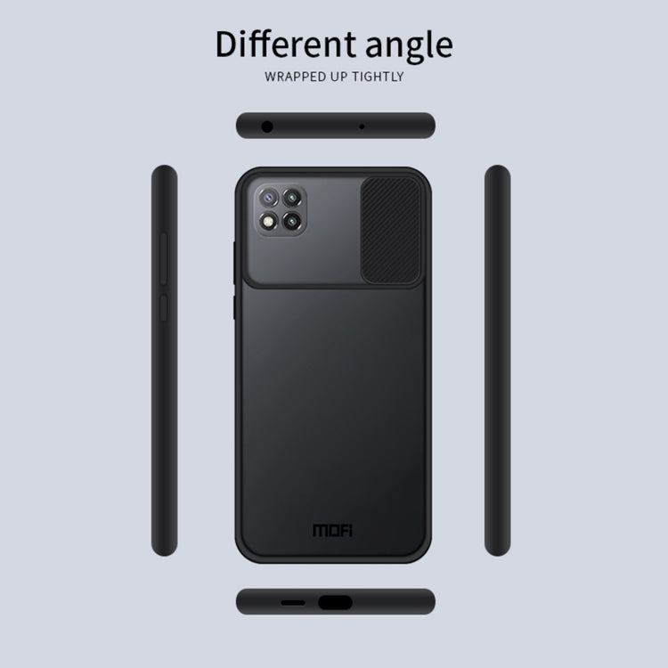 For Xiaomi Poco C3 MOFI Xing Dun Series Translucent Frosted PC + TPU Privacy Anti-glare Shockproof All-inclusive Protective Case(Green) - Xiaomi Cases by MOFI | Online Shopping South Africa | PMC TechLife