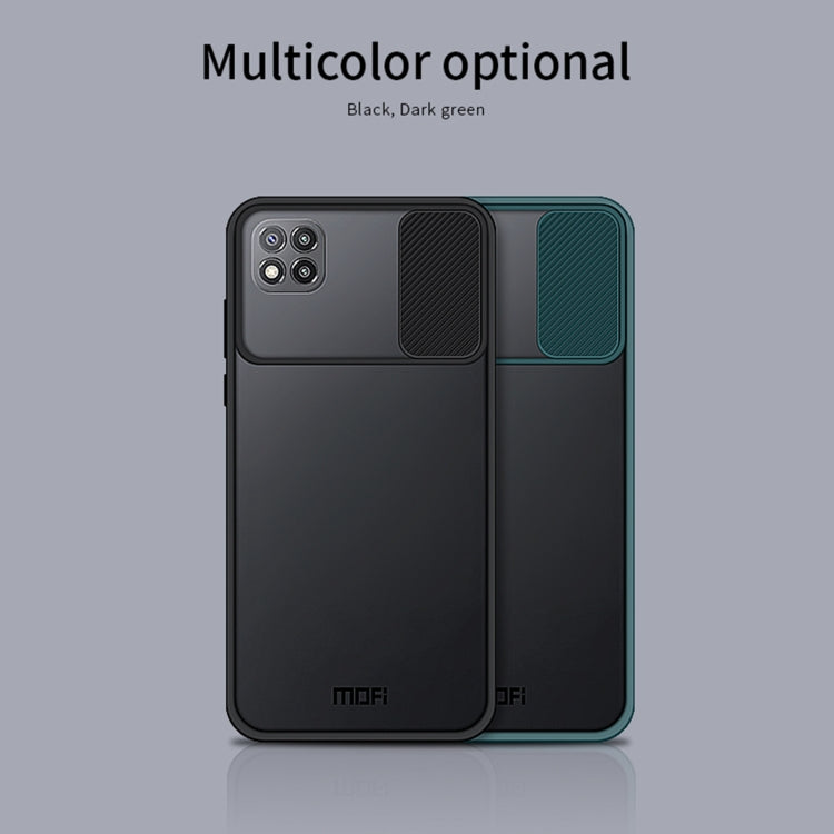For Xiaomi Poco C3 MOFI Xing Dun Series Translucent Frosted PC + TPU Privacy Anti-glare Shockproof All-inclusive Protective Case(Green) - Xiaomi Cases by MOFI | Online Shopping South Africa | PMC TechLife