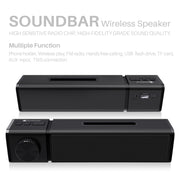 New Rixing NR4023 TWS Wireless Stereo Bluetooth Speaker, Support TF Card & MP3 & FM & Hands-free Call & 3.5mm AUX(Red)