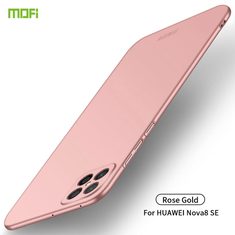 For Huawei nova 8 SE MOFI Frosted PC Ultra-thin Hard Case (Rose gold) - Huawei Cases by MOFI | Online Shopping South Africa | PMC TechLife | Buy Now Pay Later Mobicred